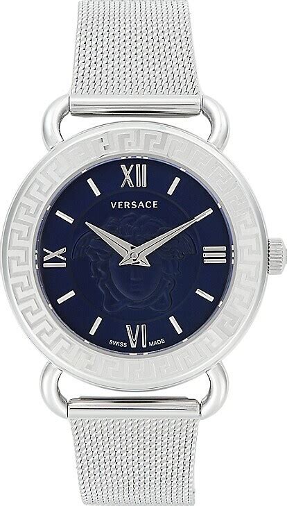 versace stainless steel mesh bracelet watch|Versace 36MM Stainless Steel Medusa Bracelet Watch on SALE.